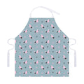 Poodle And Crown Pattern Print Adjustable Apron