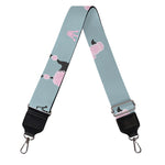 Poodle And Crown Pattern Print Bag Strap
