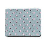 Poodle And Crown Pattern Print Bifold Wallet