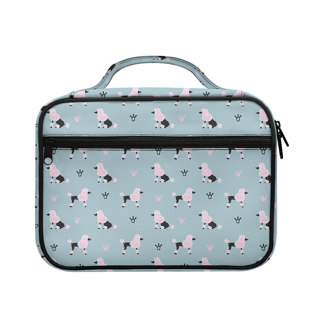 Poodle And Crown Pattern Print Briefcase Bible Bag