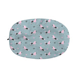 Poodle And Crown Pattern Print Car Side Mirror Covers