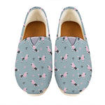 Poodle And Crown Pattern Print Casual Shoes