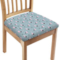 Poodle And Crown Pattern Print Chair Cushion Cover