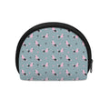 Poodle And Crown Pattern Print Coin Purse