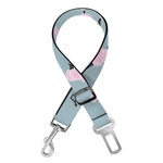 Poodle And Crown Pattern Print Dog Seat Belt