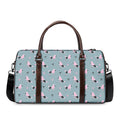 Poodle And Crown Pattern Print Duffel Bag