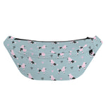 Poodle And Crown Pattern Print Fanny Pack