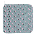 Poodle And Crown Pattern Print Hand Towel