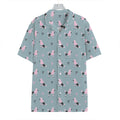 Poodle And Crown Pattern Print Hawaiian Shirt