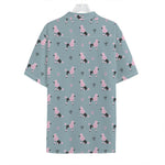 Poodle And Crown Pattern Print Hawaiian Shirt