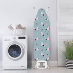 Poodle And Crown Pattern Print Ironing Board Cover