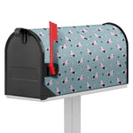 Poodle And Crown Pattern Print Mailbox Cover