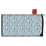 Poodle And Crown Pattern Print Mailbox Cover