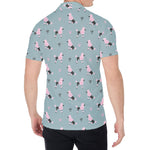 Poodle And Crown Pattern Print Men's Shirt