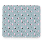Poodle And Crown Pattern Print Mouse Pad