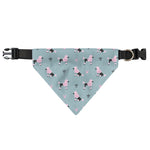Poodle And Crown Pattern Print Over The Collar Dog Bandana