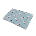 Poodle And Crown Pattern Print Pet Cooling Mat Cover