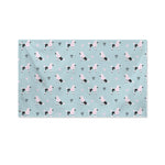 Poodle And Crown Pattern Print Polyester Flag