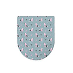 Poodle And Crown Pattern Print Toilet Lid Cover