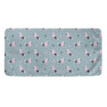 Poodle And Crown Pattern Print Towel