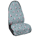 Poodle And Crown Pattern Print Waterproof Car Seat Cover