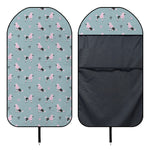 Poodle And Crown Pattern Print Waterproof Car Seat Cover