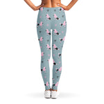 Poodle And Crown Pattern Print Women's Leggings