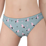 Poodle And Crown Pattern Print Women's Panties