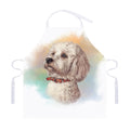 Poodle Portrait Print Adjustable Apron