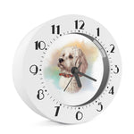 Poodle Portrait Print Alarm Clock