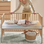 Poodle Portrait Print Baby Crib Sheet