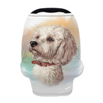 Poodle Portrait Print Baby Seat Cover