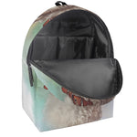Poodle Portrait Print Backpack