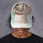 Poodle Portrait Print Baseball Cap