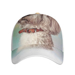 Poodle Portrait Print Baseball Cap