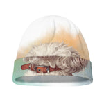 Poodle Portrait Print Beanie