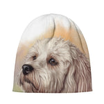 Poodle Portrait Print Beanie
