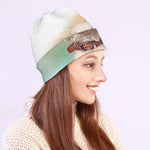 Poodle Portrait Print Beanie