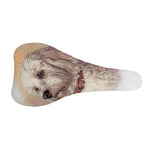 Poodle Portrait Print Bicycle Seat Cover