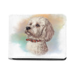 Poodle Portrait Print Bifold Wallet