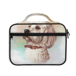 Poodle Portrait Print Briefcase Bible Bag