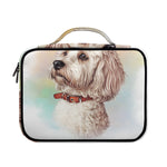 Poodle Portrait Print Briefcase Bible Bag