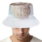 Poodle Portrait Print Bucket Hat