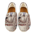 Poodle Portrait Print Casual Shoes
