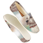 Poodle Portrait Print Casual Shoes