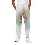 Poodle Portrait Print Cotton Pants