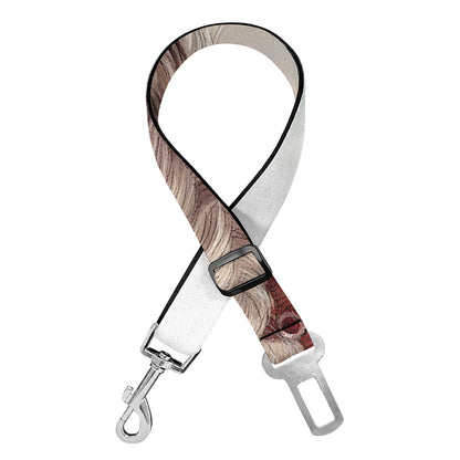 Poodle Portrait Print Dog Seat Belt