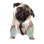 Poodle Portrait Print Dog Zip Up Hoodie