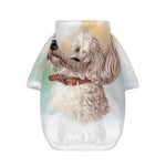 Poodle Portrait Print Dog Zip Up Hoodie