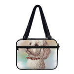 Poodle Portrait Print Double Strap Bible Bag